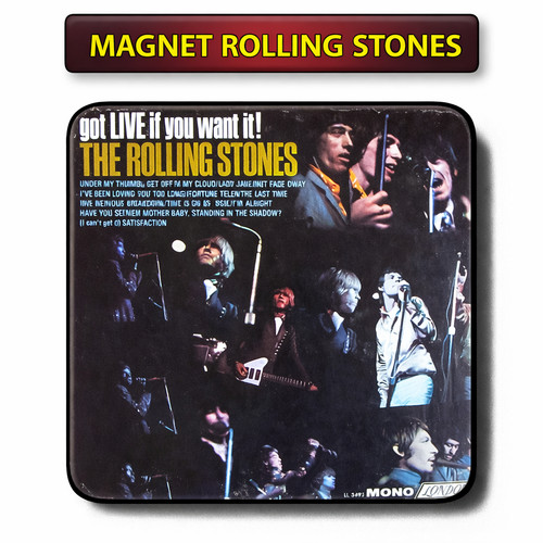 Magnet rolling stones - magnet,